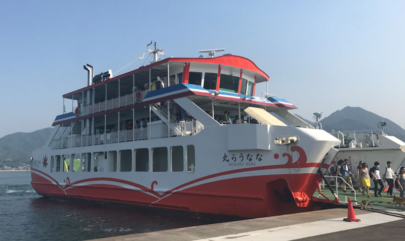 ferry boat Ilha de Miyajima Hiroshima