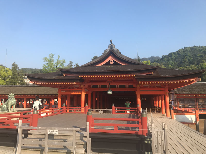 Ilha de Miyajima  Templo Itsuku-shima Jinja Hiroshima
