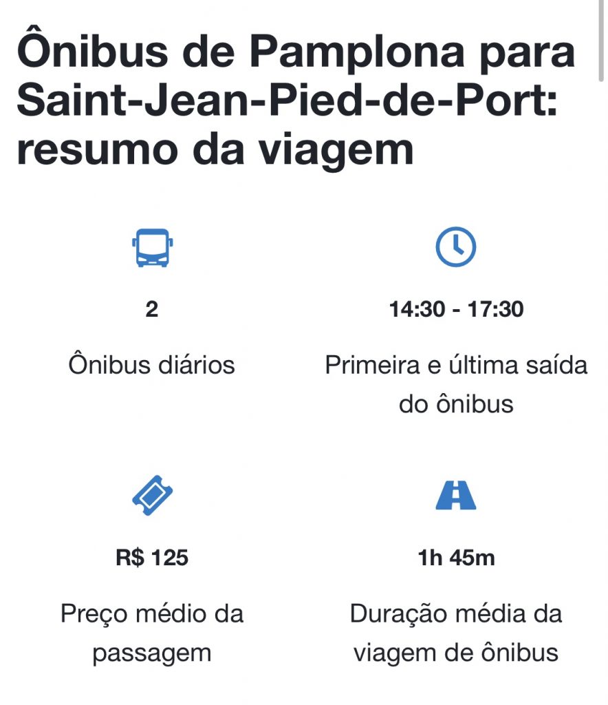 onibus pamplona para sjpp