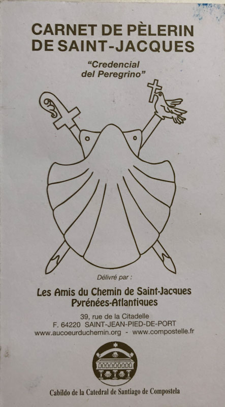 Passaporte Peregrino Caminho de Santiago