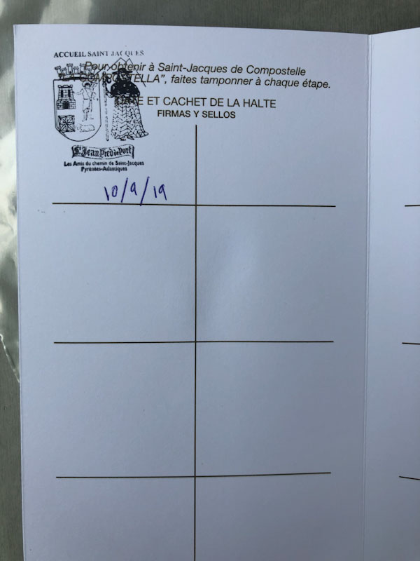 passaporte peregrino caminho de santiago