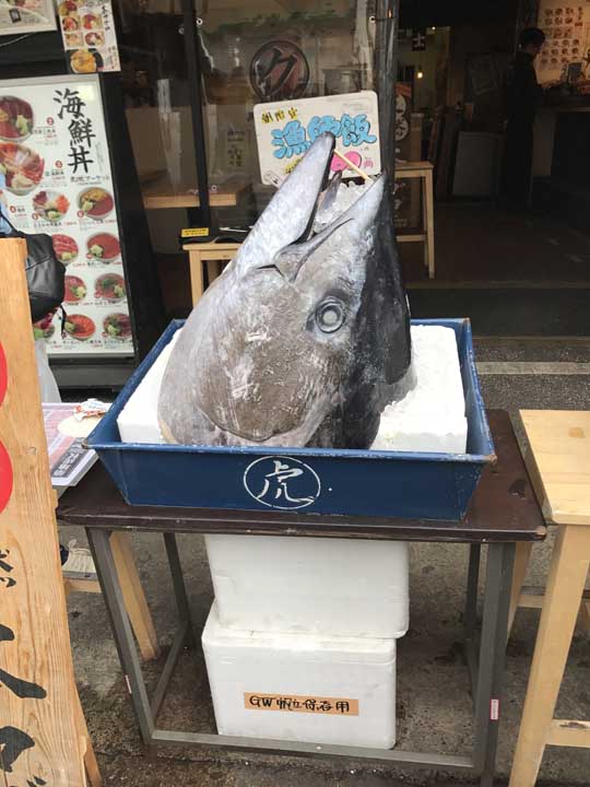 Mercado de Peixes Tsukiji Toquio Japão