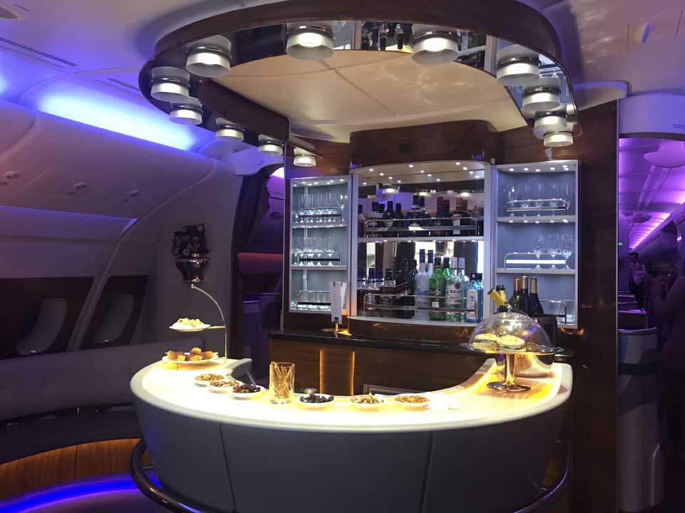 Business Class Airbus A380 Emirates
