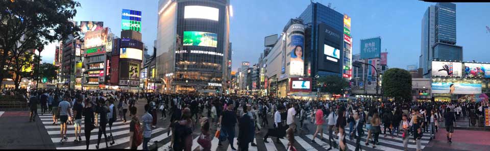 Shibuya Tóquio Japão - maior cruzamento do mundo