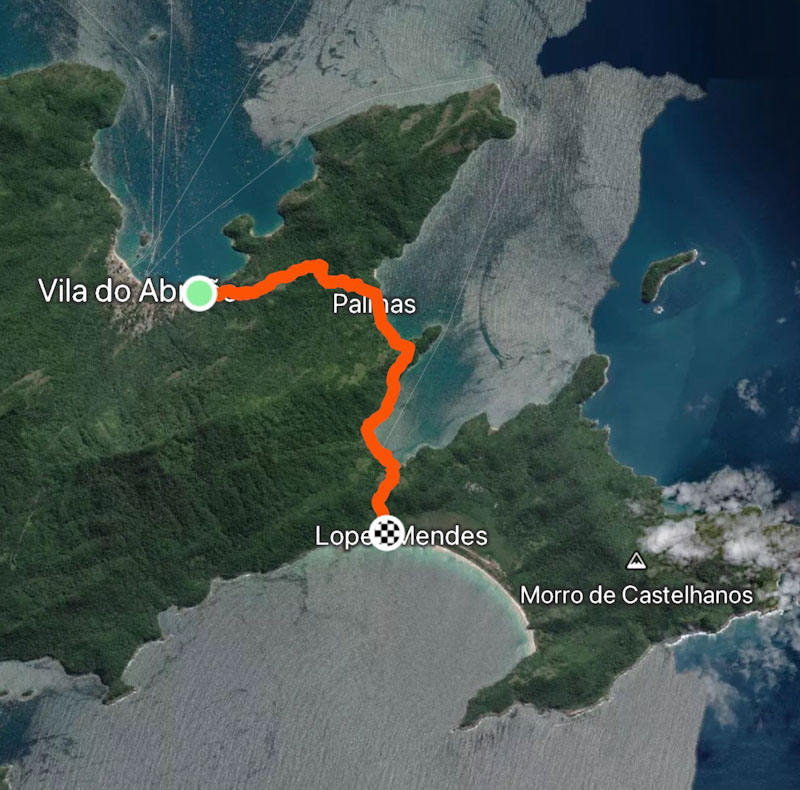 Trilha de Abraão para Lopes Mendes