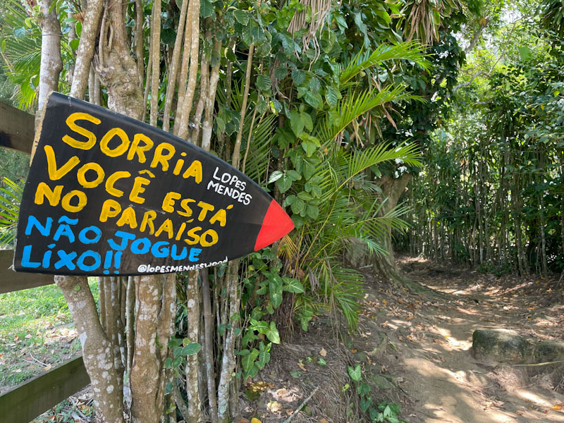 Trilha de Abraão para Lopes Mendes Ilha Grande