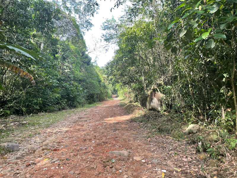 trilha de dois rios para Abraão