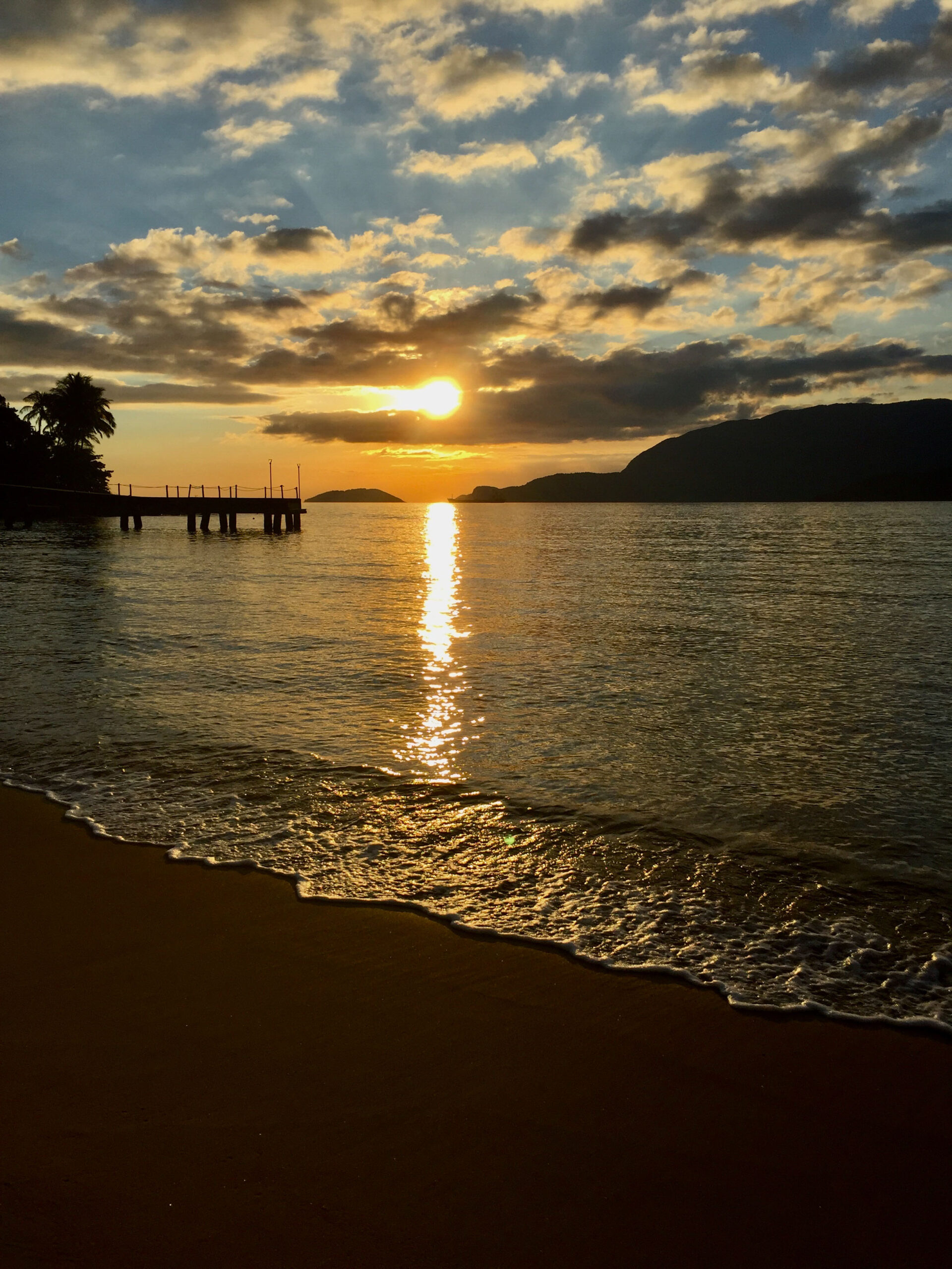 Por do sol Ilhabela