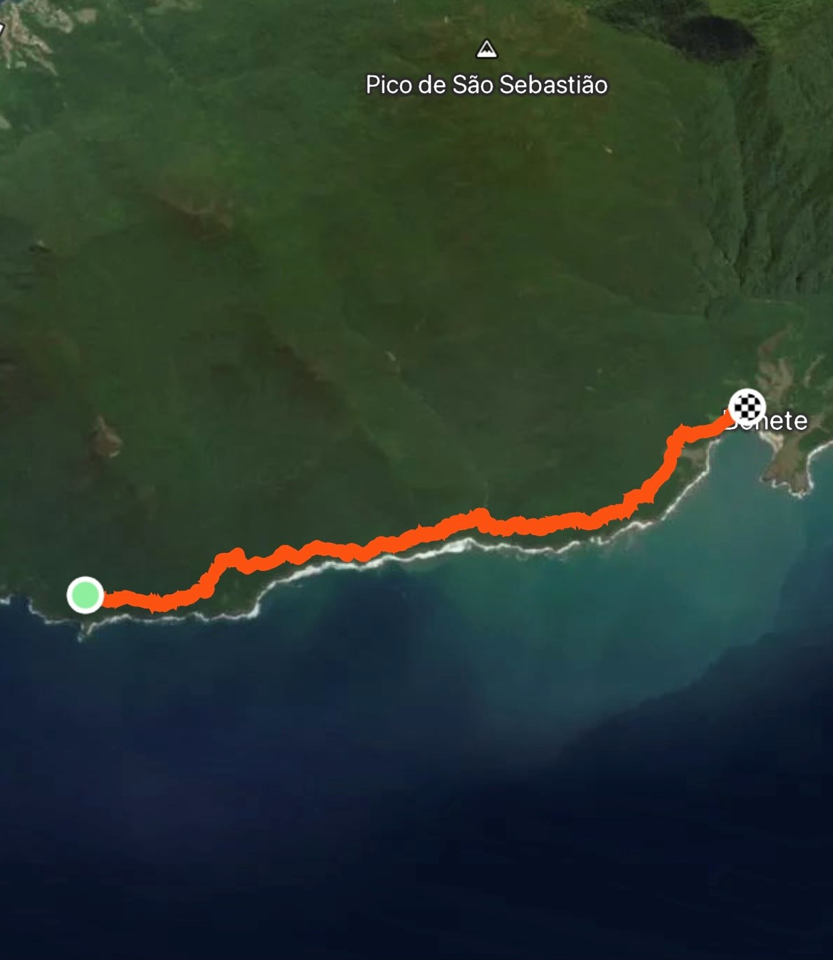 trilha praia do bonete ilhabela