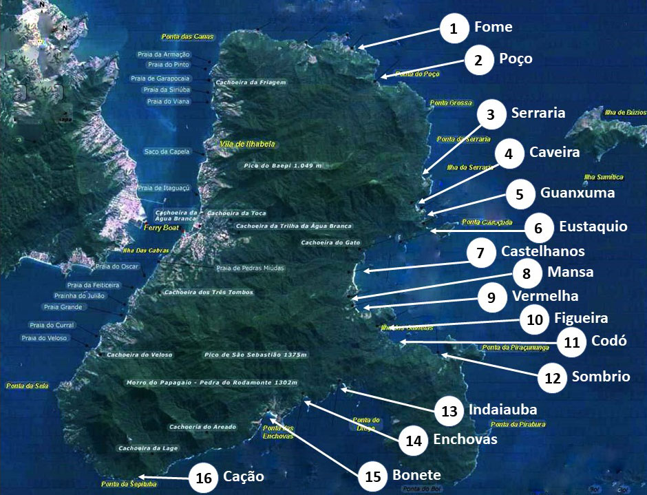 mapa ilhabela