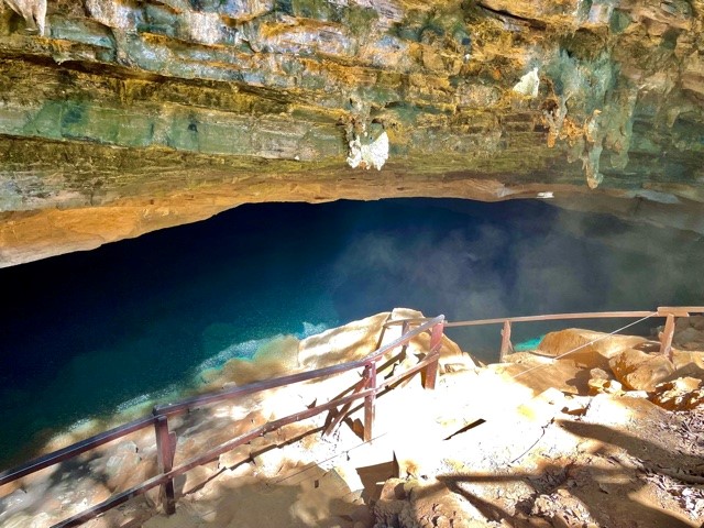 gruta azul fazenda pratinha