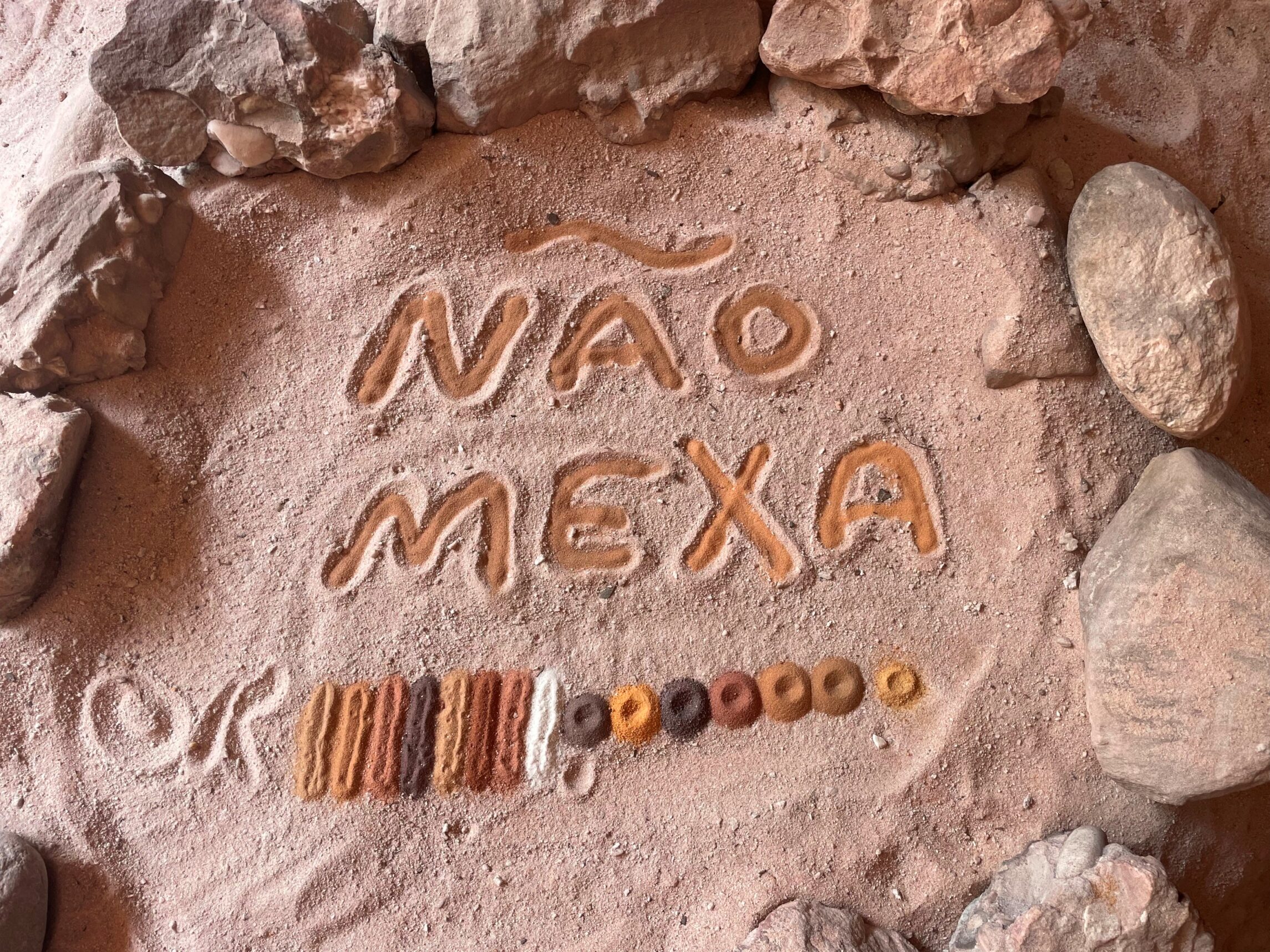 salão areias coloridas lencçois